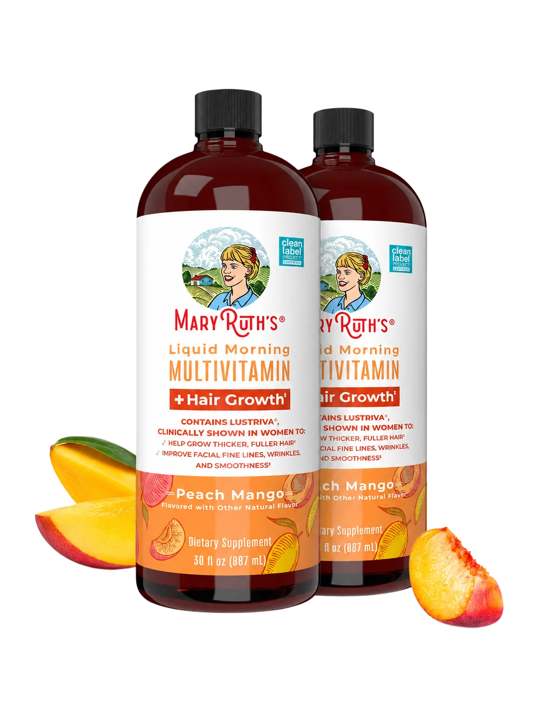 Liquid Morning Multivitamin + Hair Growth(30oz)