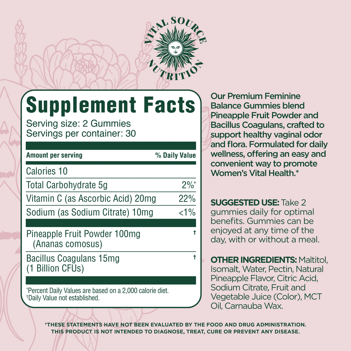 PREMIUM FEMININE BALANCE GUMMIES