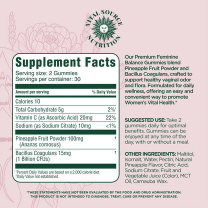 PREMIUM FEMININE BALANCE GUMMIES