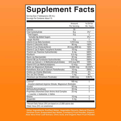 Liquid Morning Multivitamin + Hair Growth