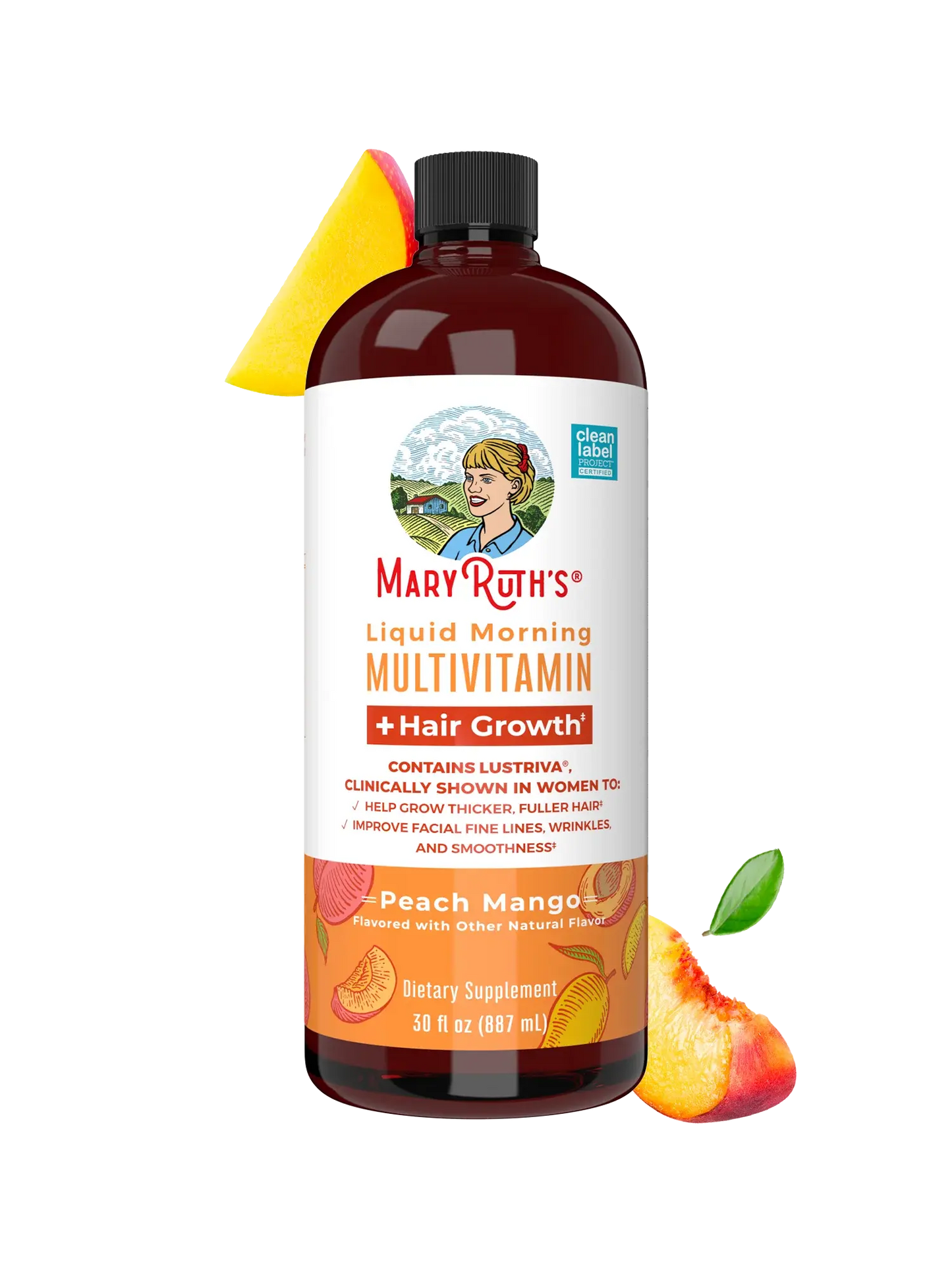 Liquid Morning Multivitamin + Hair Growth(30oz)